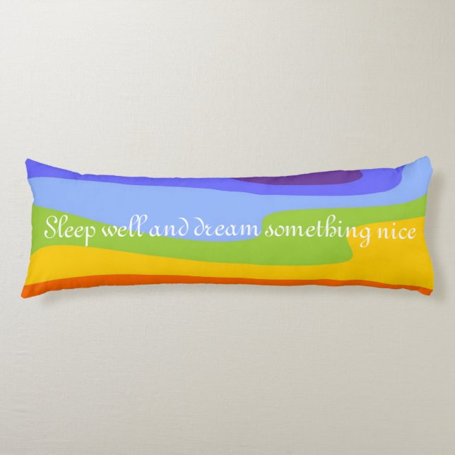 Vorlage - Benutzerdefiniert Text, Bild und Hinterg Seitenschläferkissen (Vorderseite)