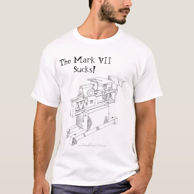 Vorlage "das Kennzeichen VII ist zum Kotzen!"  T-Shirt (Vorderseite)