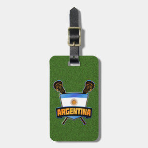 Vorlage des argentinischen Lacrosse Luggage Tag Gepäckanhänger