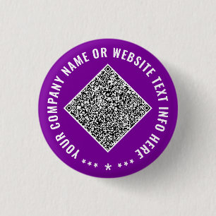 Vorlage des benutzerdefinierten QR-Codes für Text  Button
