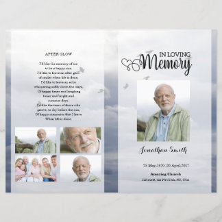 Vorlage des Blue Sky Funerary Program