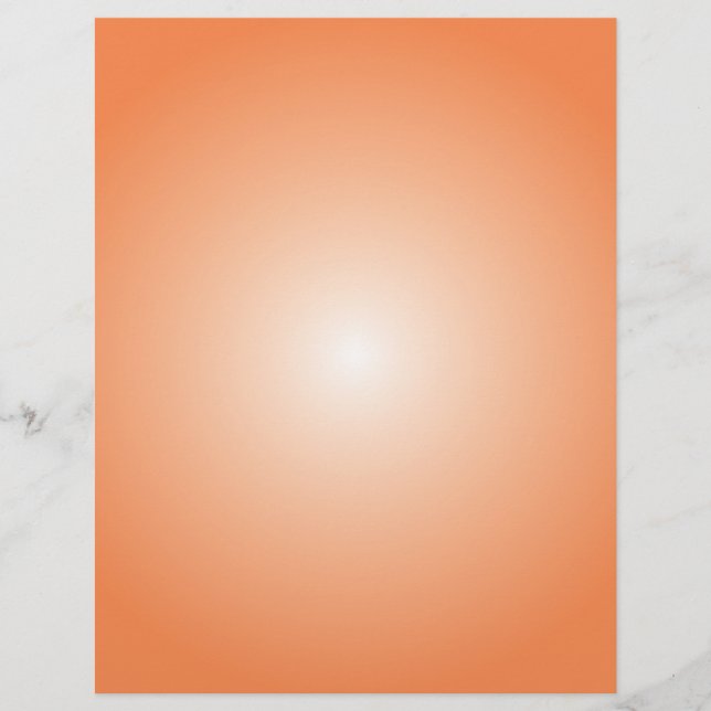 Vorlage des Flyers: Radialstrahler: Orange Flyer (Vorne)