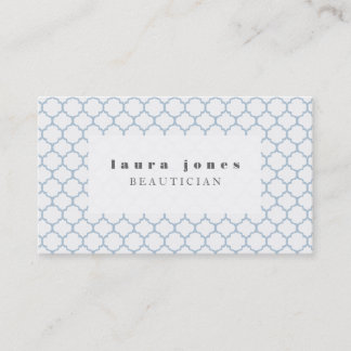 Vorlage des marokkanischen Blue Fashion Stylisten Visitenkarte