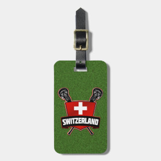 Vorlage des Schweizer Lacrosse Luggage Tag Gepäckanhänger