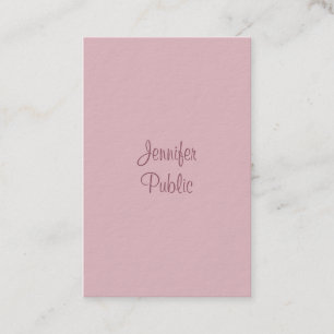 Vorlage Eleganter moderner handgeschriebener Skrip Visitenkarte