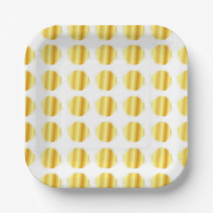 Vorlage Faux Gold Trend Elegant Glamour Pappteller