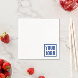 Vorlage für 50x-Servietten-Napkins-Geschäftslogo Serviette