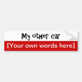 Vorlage für andere Autos Autoaufkleber