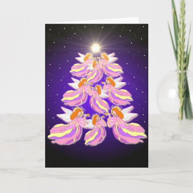 Vorlage für Angel Tree Holiday Card (Vorderseite)