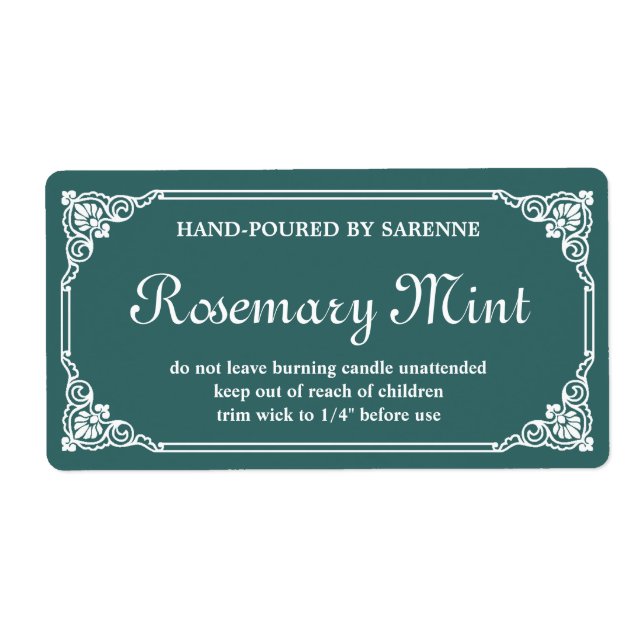 Vorlage für antike französische Grenzkerzenzeichen (Vorne)