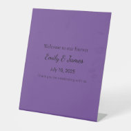 Vorlage für Baby-Shower-Event-Schild Sockelschild
