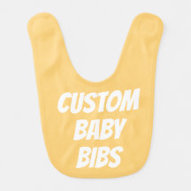 Vorlage für benutzerdefinierte Baby-Bib-Blank