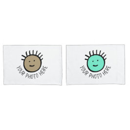 Vorlage für benutzerdefinierte Foto 2 x STANDARD-P Kissenbezug