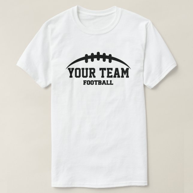 Vorlage für benutzerdefinierte Fußballränder T-Shirt (Design vorne)