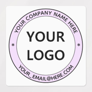 Vorlage für benutzerdefinierte Logo-Namen E-Mail-L Etiketten