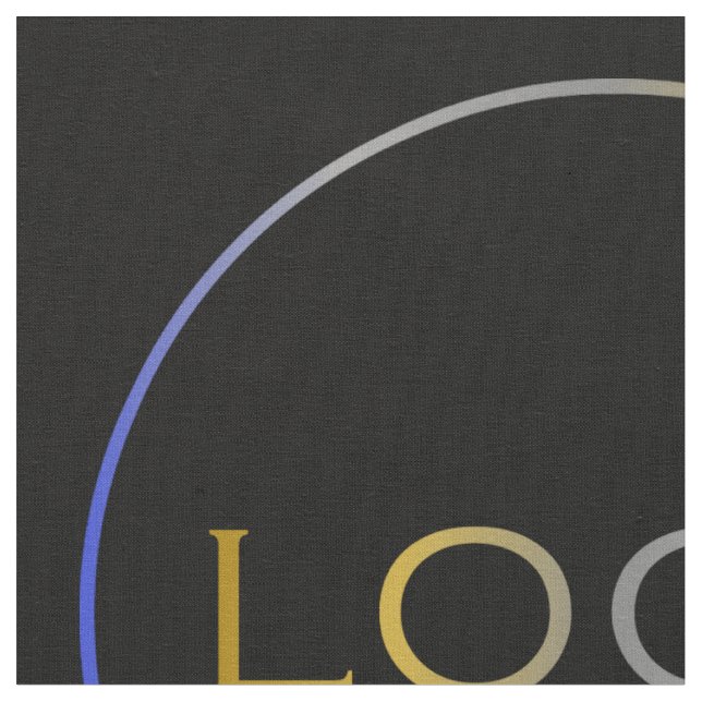 Vorlage für benutzerdefinierte Logos für Unternehm Stoff (Nahaufnahme)