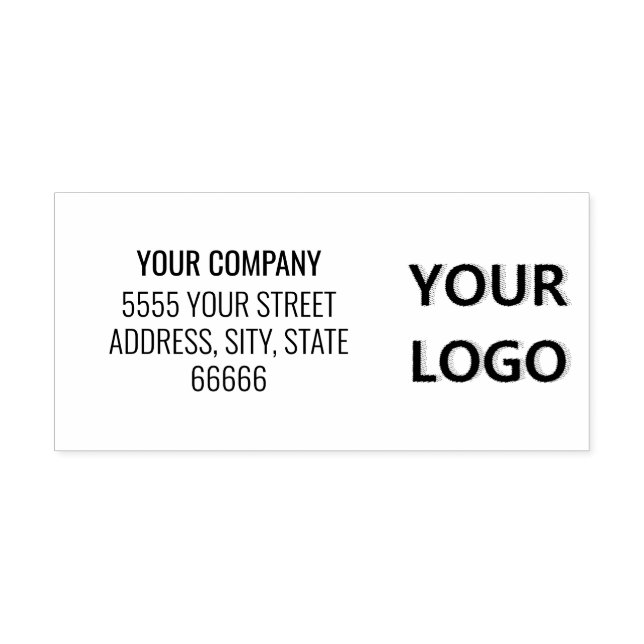 Vorlage für benutzerdefinierte Logos oder Foto-Adr Gummistempel (Prägung)