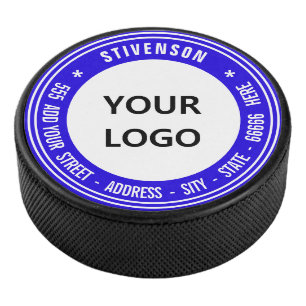 Vorlage für benutzerdefinierte Logos oder Fotos un Eishockey Puck