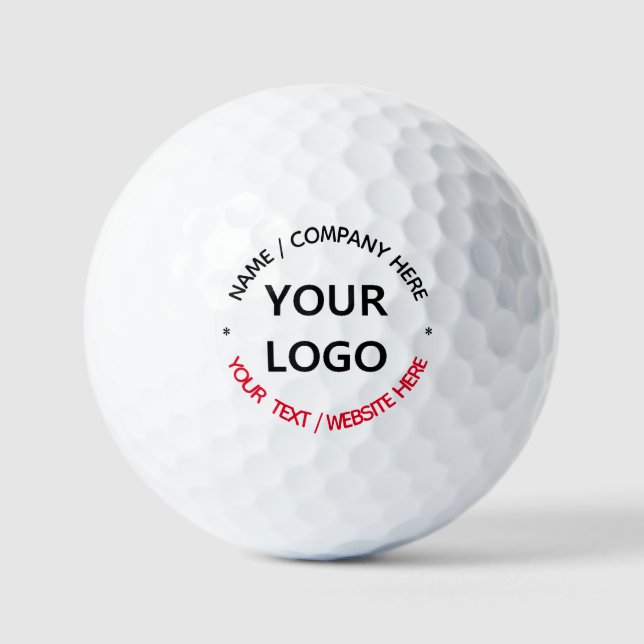 Vorlage für benutzerdefinierte Logos und Text-Brie Golfball (Vorderseite)