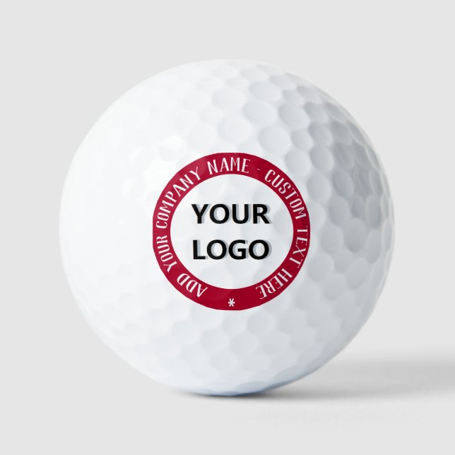 Vorlage für benutzerdefinierte Logos und Text-Brie Golfball (Vorderseite)