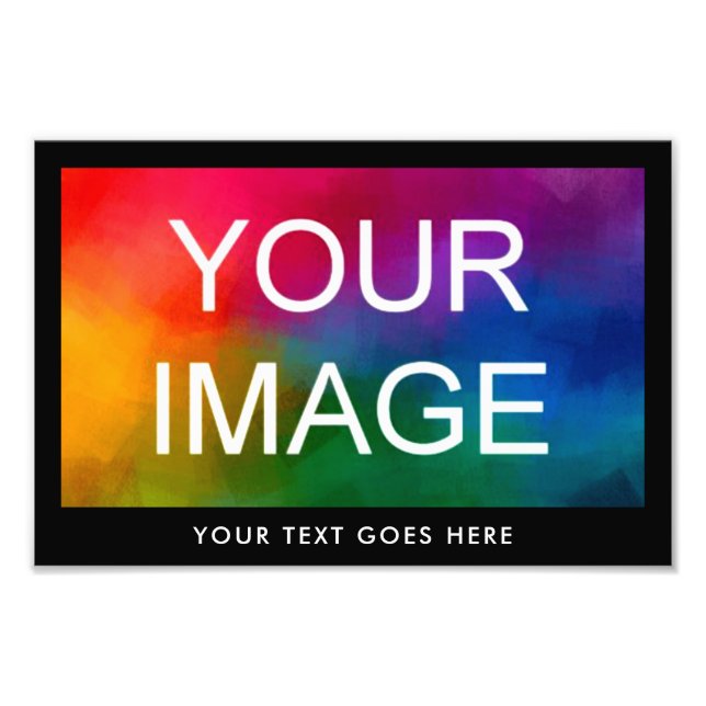 Vorlage für benutzerdefinierte Textfamilienereigni Fotodruck (Vorne)