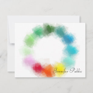 Vorlage für benutzerdefinierten, farbigen Handschr