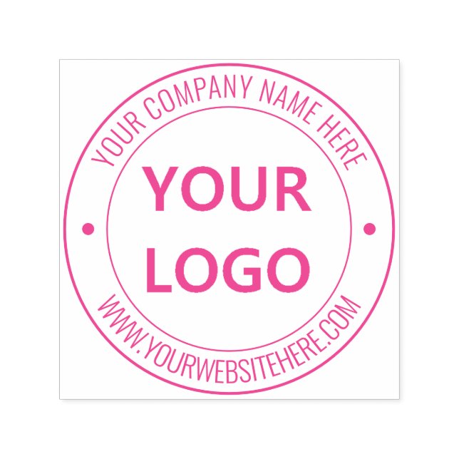 Vorlage für benutzerdefiniertes Firmenlogo und Tex Permastempel (Design)