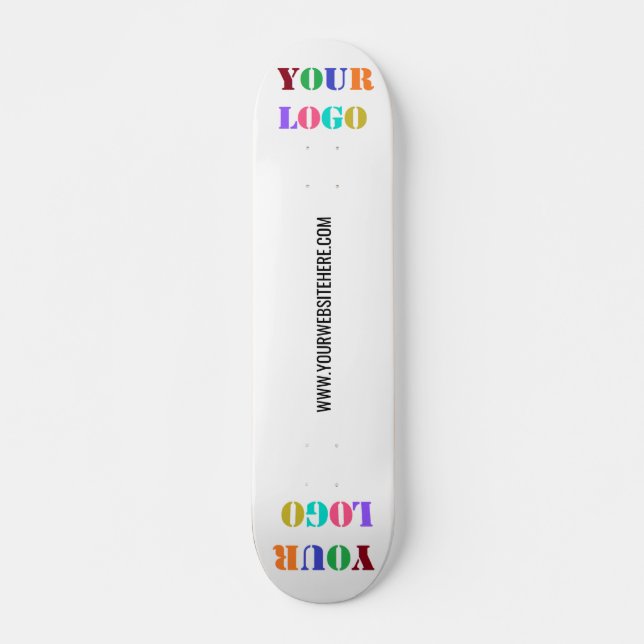 Vorlage für benutzerdefiniertes Firmenlogo und Tex Skateboard (Vorne)