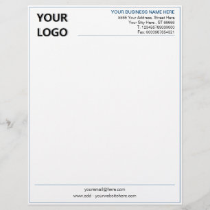 Vorlage für berufliches Design Briefbogen