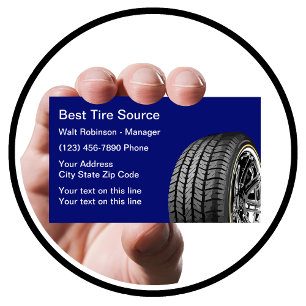 Vorlage für Best Tire Store Business Card Visitenkarte