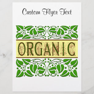 Vorlage für Bio Sprichwort-Flyer Flyer