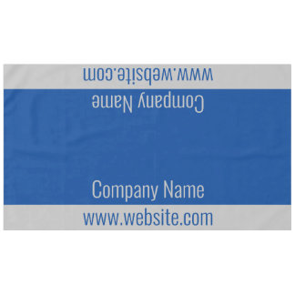 Vorlage für blaue und graue Unternehmenstexte Tischdecke