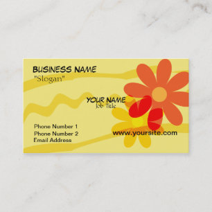 Vorlage für Blume/Girl-Business-Card Visitenkarte