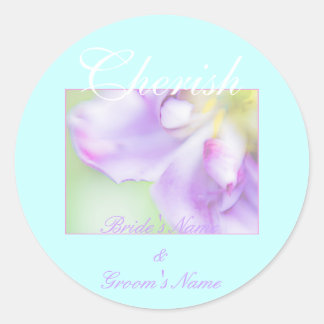 Vorlage für Cherish-Umschlag Aufkleber-Sticker Runder Aufkleber