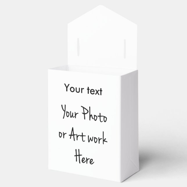 Vorlage für Crafts Geschenkschachtel (Geöffnet)