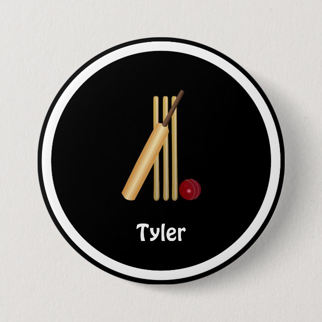 Vorlage für Cricket-, Weide-, Flex- und Ball-Eleme Button (Vorderseite)