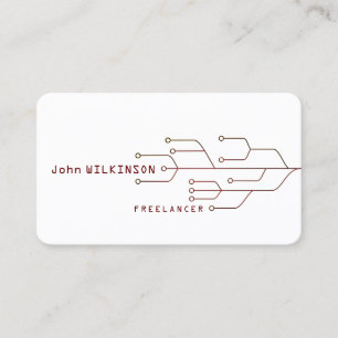 Vorlage für Cybertechnologie Visitenkarte