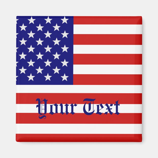 Vorlage für das amerikanische Flaggenmagazin 2 Magnet (Vorne)