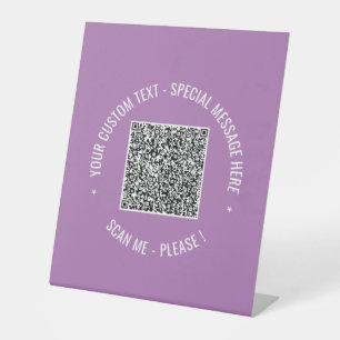 Vorlage für das benutzerdefinierte QR-Code-Muster Sockelschild