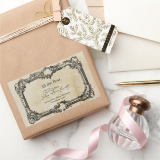 Vorlage für das Buchzeichen der Dokumentensignatur Rechteckiger Aufkleber