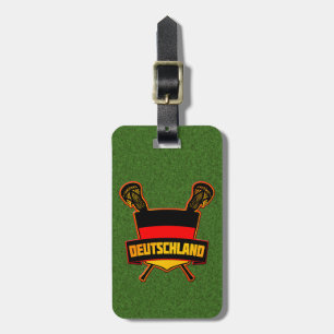Vorlage für das deutsche Lacrosse Luggage Tag Gepäckanhänger