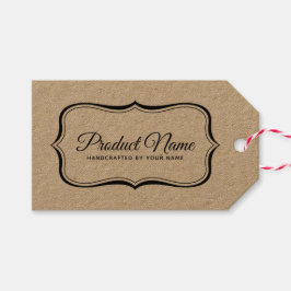 Vorlage für das Elegance Border Product Label Geschenkanhänger