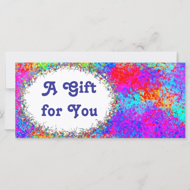 Vorlage für das Geschenkgutachten (Vorderseite)