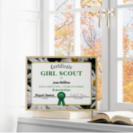 Vorlage für das Girl Scouting Daisis Service