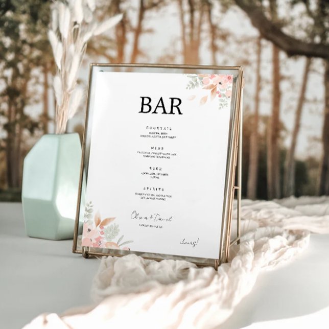 Vorlage für das Hochzeitmenü der Wildblume Poster (Von Creator hochgeladen)