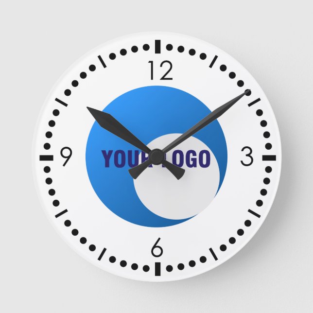 Vorlage für das Logo für den Business Sport Runde Wanduhr (Vorderseite)