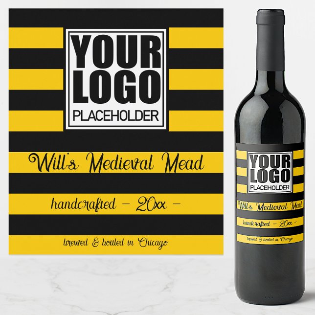 Vorlage für das Logo "Mead Label"-Fun-Hummerstreif Weinetikett (Von Creator hochgeladen)