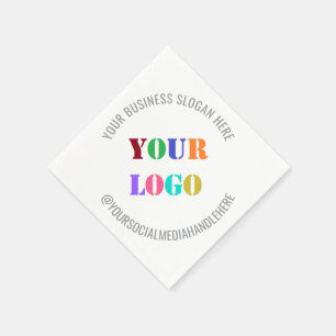 Vorlage für das Logo "Werbung" von Napkins Serviette