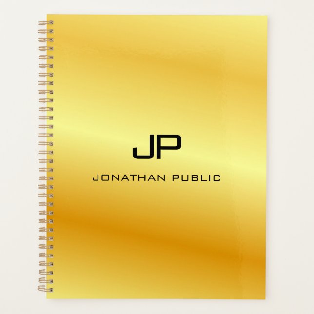 Vorlage für das Monogramm des benutzerdefinierten  Planer (Vorderseite)