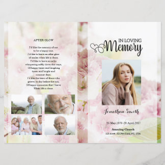 Vorlage für das Rosa Blumenbeerdigung